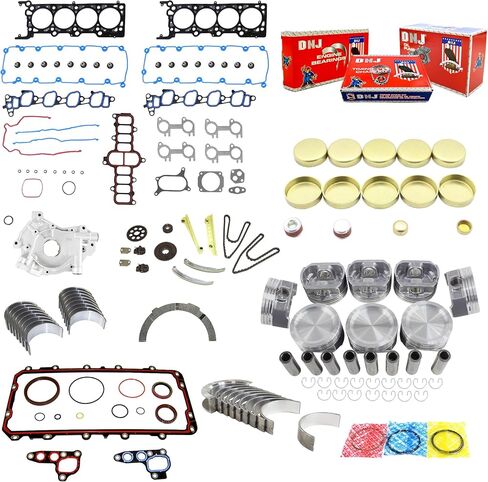 DNJ EK4155AM Master Engine Rebuild Kit for 2002-2002 Ford F-150 4.6L V8 16V SOHC 281cid in Saudi Arabia