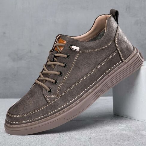 CERYTHRINA Elevator Shoes for Men - Height Increasing Sneakers, 2.5 Inches Taller, Leather Casual Shoes with Height Increase Insoles in Saudi Arabia