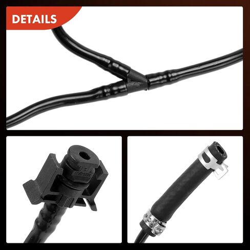 A-Premium Engine Coolant Radiator Reservoir Hose Upper Compatible with Ford Focus 2012-2018, L4 2.0L, Naturally Aspirated, Replace# CV6Z-8K012-K, BV618K012KF in Saudi Arabia