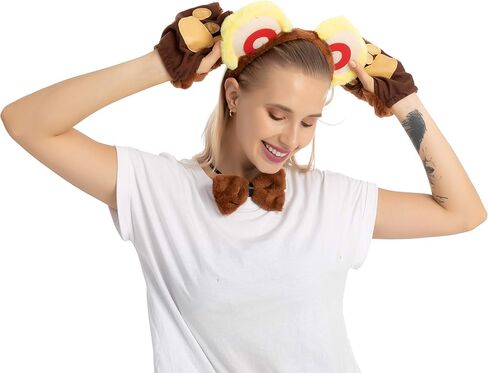 Spooktacular Creations Halloween Lion Accessories Set with Headband Ears and Tail, Lion Dalmatian Monkey Animal Costume Set in Saudi Arabia