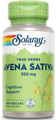 SOLARAY Avena Sativa, 350 mg | 100 Count in Saudi Arabia