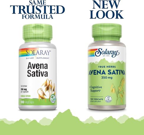 SOLARAY Avena Sativa, 350 mg | 100 Count in Saudi Arabia
