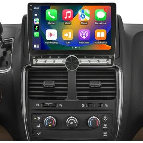 Car Radio for Dodge Grand Caravan 2011-2020 and for Chrysler Grand Voyager 2011-2015 Stereo 9 inch Touchscreen Android 12.0 Radio - Wireless CarPlay & Android Auto/WiFi/EQ/GPS + AHD Backup Camera in Kuwait