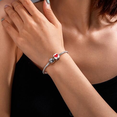 Poker Bead Charms Fit for Pandora Bracelets 925 Silver Casual Casino Ace of Hearts and Spades Playing cards Cool Funny Pendant Dangle Charms for Women in Kuwait