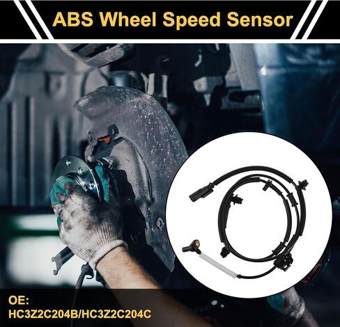 ABS عجلة السرعة الاستشعار ABS الاستشعار رقم HC3Z2C204B/HC3Z2C204C لفورد F-250 F350 F450 F550 سوبر ديوتي 2017-2019 1 قطعة الجبهة اليسرى اليمنى in Saudi Arabia