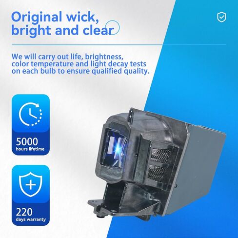 ET-LAEF100 Original Quality for Panasonic PT-EZ590 PT-EW650 PT-EX620 PT-EW550 PT-EX520 PT-FZ570 PT-FW530 PT-FX500 PT-FW430 PT-FX400 PT-EZ590U PT-EZ590L Projector Replacement Lamp Bulb in Kuwait