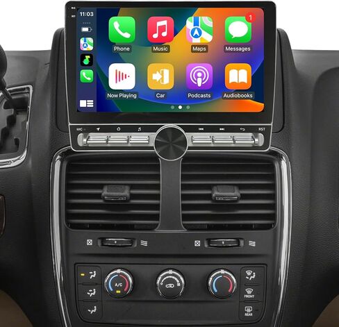 Car Radio for Dodge Grand Caravan 2011-2020 and for Chrysler Grand Voyager 2011-2015 Stereo 9 inch Touchscreen Android 12.0 Radio - Wireless CarPlay & Android Auto/WiFi/EQ/GPS + AHD Backup Camera in Kuwait