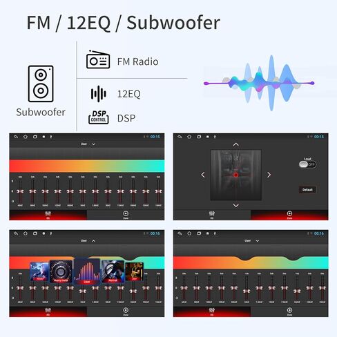 Car Radio for Dodge Grand Caravan 2011-2020 and for Chrysler Grand Voyager 2011-2015 Stereo 9 inch Touchscreen Android 12.0 Radio - Wireless CarPlay & Android Auto/WiFi/EQ/GPS + AHD Backup Camera in Kuwait