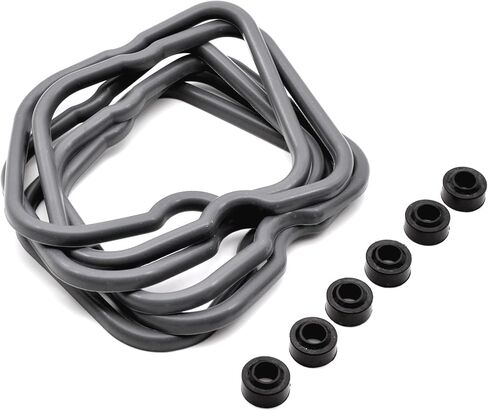 Valve Cover Gasket W/Seal Set 3930906 3935449 Compatible for Cummins 4BT 3.9L 6BT 5.9L Engine 12V (12Pcs) in Saudi Arabia