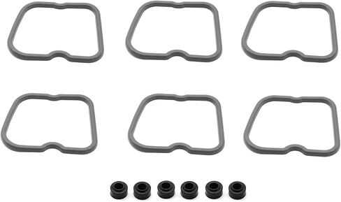 Valve Cover Gasket W/Seal Set 3930906 3935449 Compatible for Cummins 4BT 3.9L 6BT 5.9L Engine 12V (12Pcs) in Saudi Arabia