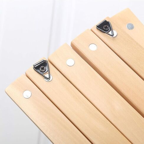 شماعات Webi Accordion Wall ، رف معطف خشبي قابل للتوسيع مثبت على الحائط ، رف القبعة للجدار ، رف خطاف الأكورديون للقبعات ، القبعات ، 16 خطاف ربط ، لون الجوز in Kuwait