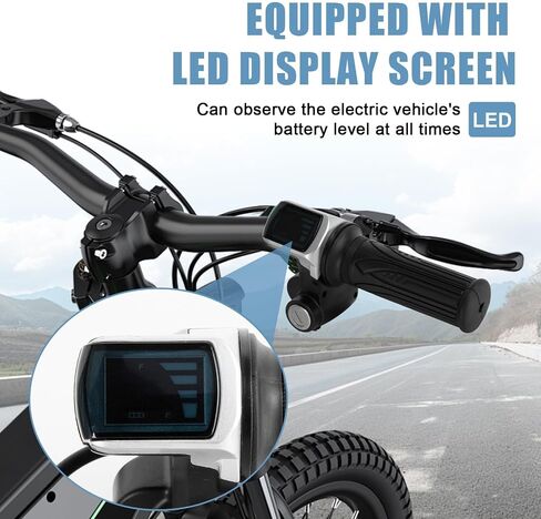 48 فولت نصف تويست خنق - PSLER 22 مم E الدراجة خنق خنق مع شاشة LED 2 مفاتيح القفل، خنق تويست لEbike سكوتر in Saudi Arabia