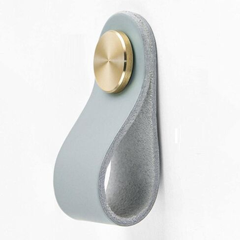 Leather Cabinet Pulls, 4Pcs Single Hole/128Mm Pitch Leather Handle Wardrobe Drawer Furniture Handles in Saudi Arabia