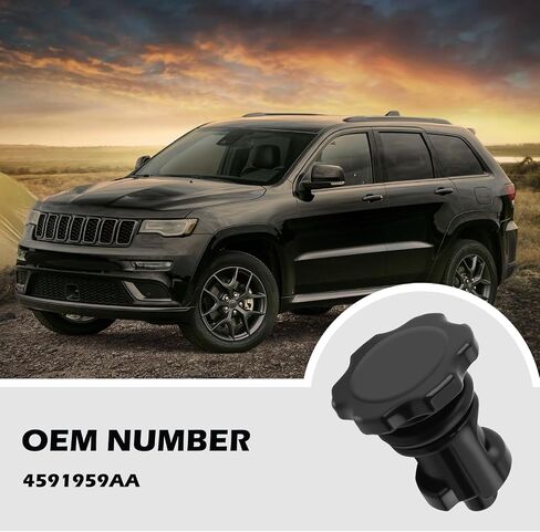 Transmission Plug,Transmission Oil Dipstick Filler Cap OEM#4591959AA,Durable Transmissions Dipstick Tube Seal Car Accessories Replacement Compatible with Dodge Jeep Chrysler in Saudi Arabia