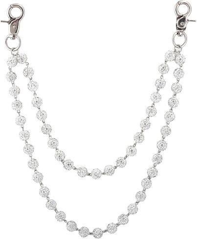 Baseball Beaded Wallet Pant Chains - Layered Bag Purse Charm Handbag Accessories for Women Men in Kuwait