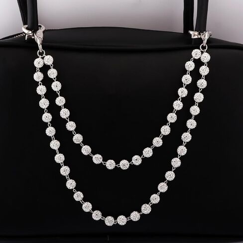 Baseball Beaded Wallet Pant Chains - Layered Bag Purse Charm Handbag Accessories for Women Men in Kuwait