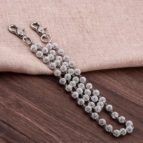 Baseball Beaded Wallet Pant Chains - Layered Bag Purse Charm Handbag Accessories for Women Men in Kuwait
