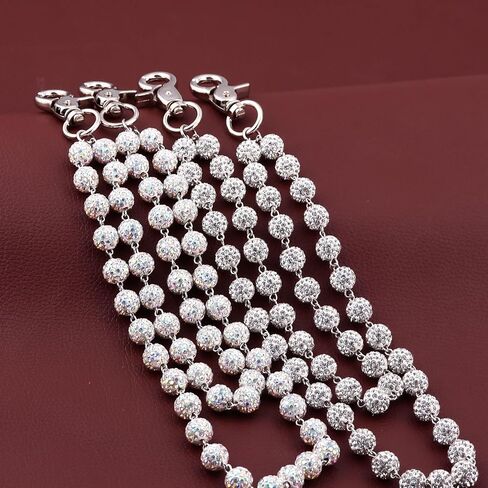 Baseball Beaded Wallet Pant Chains - Layered Bag Purse Charm Handbag Accessories for Women Men in Kuwait