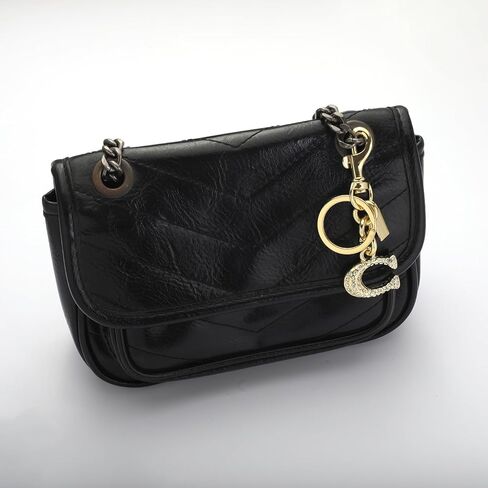 Cute Bag Charms,Handbag Charms for Purses,Sparkling Metal Letter Keychain,Bag Accessories for Women in Saudi Arabia
