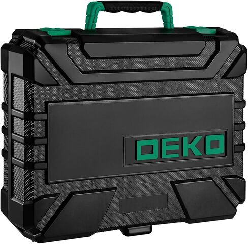 Power Drill Tool Set Kit: DEKOPRO Cordless Drill Tool Box with 12V Battery Electric Drill Driver for Home Hand Repair Power Tools Sets Drills Case in Kuwait