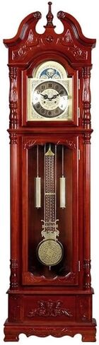 Floor Grandstand Clock Vertical Clock Quartz Movement Table Clock European Style Floor Clock Small Living Room Standing Clock Chinese Retro Clock Living Room Clock in Saudi Arabia