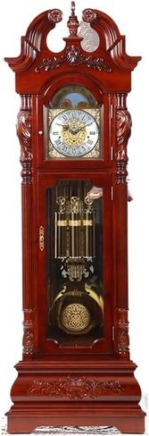 Floor Grandstand Clock Traditional Standing Grandfather Clock Living Room Movement Clock Nordic Clock Decoration Large Pendulum Clock Living Room Clock in Saudi Arabia