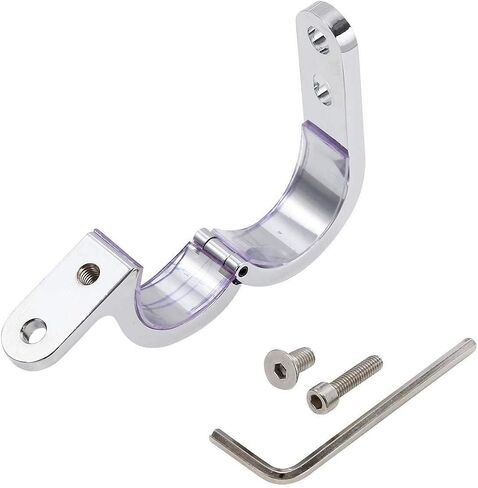 TCMT Universal 1.25" Handlebars Mount Clamp Clock Temperature Gauge Mount Clamp Fit For Harley Touring Models Road King Road Glide Street Glide Electra Glide Softail Dyna Sportster in Saudi Arabia