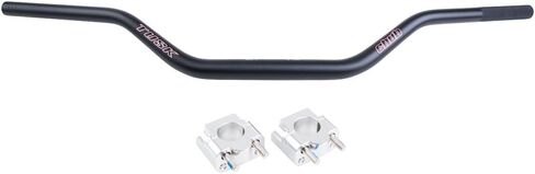 Tusk Universal Big Bar Clamp and Bar Kit Tusk Chub Big Bar Moto Bend أسود لهوندا CRF300L 2021-2024 in Kuwait