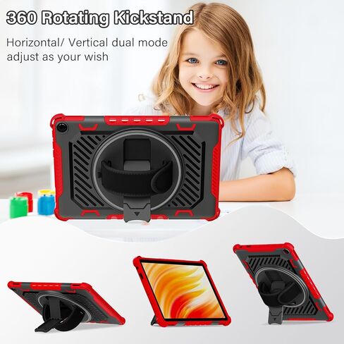 for 2023 Release Fire HD 10 Tablet Case 13th Generation with 360 Rotating Kickstand Hand Strap(No Screen Protector, for Kids)Dual Layer Impact Resistance Rugged Case,for 10in Sony Nokia iPhone in Kuwait
