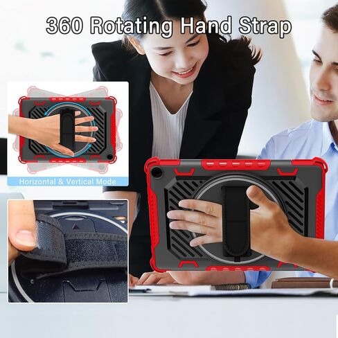 for 2023 Release Fire HD 10 Tablet Case 13th Generation with 360 Rotating Kickstand Hand Strap(No Screen Protector, for Kids)Dual Layer Impact Resistance Rugged Case,for 10in Sony Nokia iPhone in Kuwait