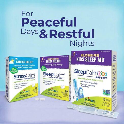 Boiron SleepCalm Tabs - 100 Count for Deep, Relaxing, Restful Nighttime Sleep - Melatonin-Free and Non Habit-Forming Sleep Calm Meltaway Tablets in Saudi Arabia