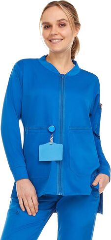 Mini Marilyn 4-Way Stretch 7 Pocket Bomber Scrub Jacket in Kuwait