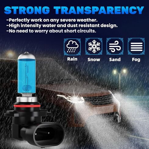 Headlights Fit for Kia Optima 2016-2020 Halogen Headlight Bulbs,9005/HB3/H10 High Beams+ 9005/HB3/H10 Low Beams Bright Front Lights,Plug And Play,Pack of 4 in Saudi Arabia