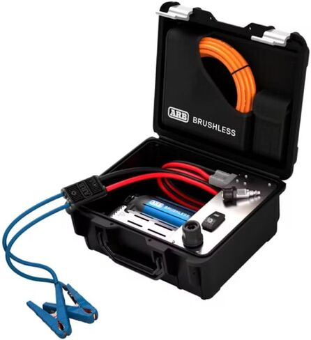 ARB CKBLTA12 12V Brushless Air Compressor Premium Twin Motor On Board boasts 1.5X in output. Ideal for faster tire inflating time and 4x4 off road adventures - 2025 Launched in Saudi Arabia