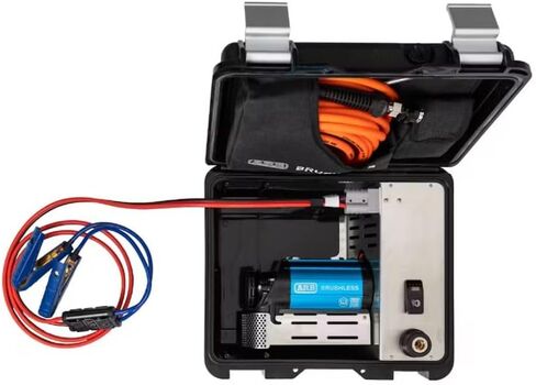 ARB CKBLTA12 12V Brushless Air Compressor Premium Twin Motor On Board boasts 1.5X in output. Ideal for faster tire inflating time and 4x4 off road adventures - 2025 Launched in Saudi Arabia