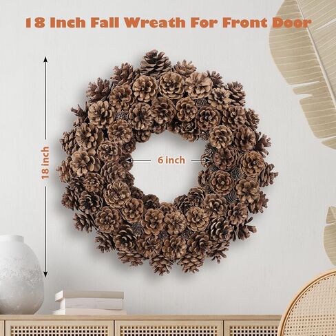 24 Inch Fall Winter Front Door Wreath Burgundy Berry Wreath with Mixed Magnolia Maple Leaves Large Decor on Farmhouse Grapevine for Christmas Celebration Front Door Wall Window Home Decoration in Saudi Arabia