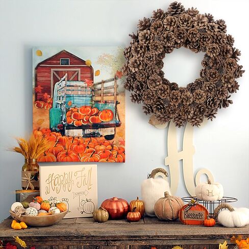 24 Inch Fall Winter Front Door Wreath Burgundy Berry Wreath with Mixed Magnolia Maple Leaves Large Decor on Farmhouse Grapevine for Christmas Celebration Front Door Wall Window Home Decoration in Saudi Arabia