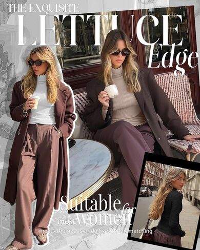 3 Pack Women's Turtleneck Cotton Shirts, Long Sleeve Ribbed Lettuce Trim Mock Neck Slim Fit Tops Soft Base Layer in Saudi Arabia