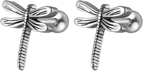 20G Stainless Steel Dragonfly Cartilage Stud Earrings for Women Minimalist Insect Small Animals Conch Helix Tragus Cartilage Earring Studs Statement Cartilage Piercing Jewelry in Saudi Arabia