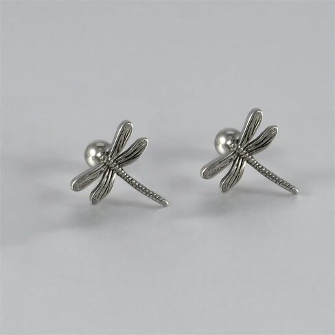 20G Stainless Steel Dragonfly Cartilage Stud Earrings for Women Minimalist Insect Small Animals Conch Helix Tragus Cartilage Earring Studs Statement Cartilage Piercing Jewelry in Saudi Arabia