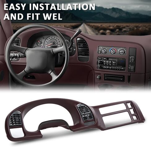 G-PLUS Dash Radio Cluster Trim Bezel Panel Compatible with Chevy Astro/GMC Safari 1995-2005 Beige in Saudi Arabia