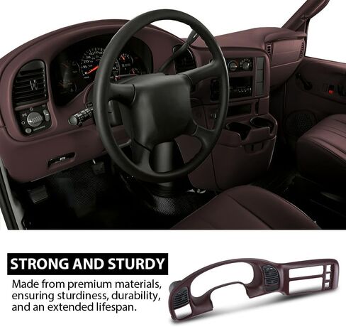 G-PLUS Dash Radio Cluster Trim Bezel Panel Compatible with Chevy Astro/GMC Safari 1995-2005 Beige in Saudi Arabia
