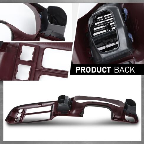 G-PLUS Dash Radio Cluster Trim Bezel Panel Compatible with Chevy Astro/GMC Safari 1995-2005 Beige in Saudi Arabia