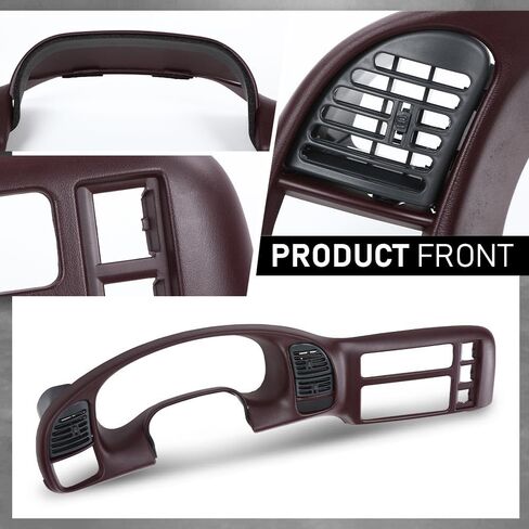 G-PLUS Dash Radio Cluster Trim Bezel Panel Compatible with Chevy Astro/GMC Safari 1995-2005 Beige in Saudi Arabia