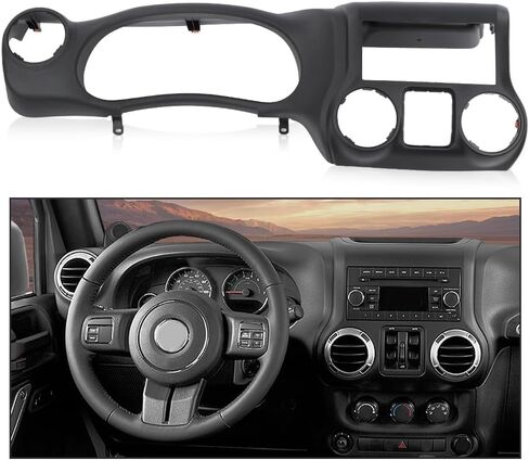 G-PLUS Dash Instrument Cluster Trim Panel Bezel Compatible With Jeep Wrangler 2011 2012 2013 2014 in Saudi Arabia