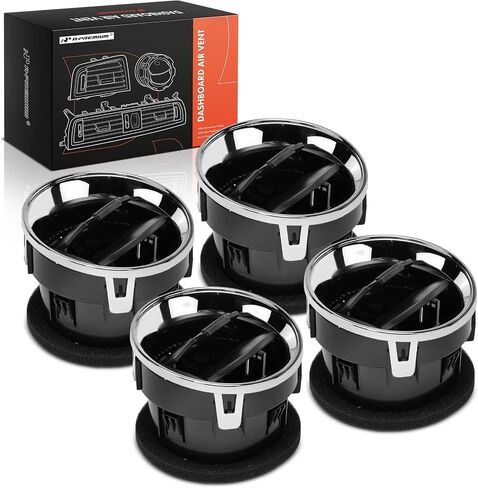 A-Premium 4PCS Dashboard AC Heater Air Duct Vent Louvre Compatible with Ford F-150 F150 2009-2014, Front Driver and Passenger Side, Black in Kuwait