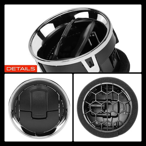 A-Premium 4PCS Dashboard AC Heater Air Duct Vent Louvre Compatible with Ford F-150 F150 2009-2014, Front Driver and Passenger Side, Black in Saudi Arabia
