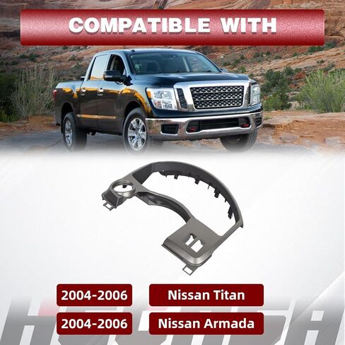HECASA أداة العنقودية داش الحافة الحافة متوافق مع نيسان 2004-2006 تيتان أرمادا لقياس غطاء لوحة القيادة استبدال لوحة القيادة ل 68240-7S000 in Saudi Arabia