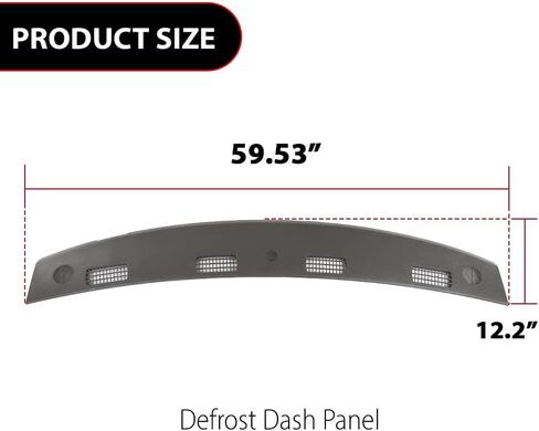 G-PLUS Front Upper Dashboard Panel Dash Cover,Compatible with Dodge Ram 1500 2002-2005/Ram 2500 3500 2003-2005 5GT31XDVAA, 5GT31XDVAB, 5GT31XDVAC Gray in Saudi Arabia