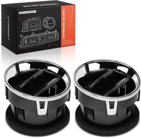 A-Premium 4PCS Dashboard AC Heater Air Duct Vent Louvre Compatible with Ford F-150 F150 2009-2014, Front Driver and Passenger Side, Black in Kuwait
